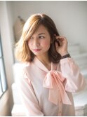 大人ボブ×コンサバスタイル