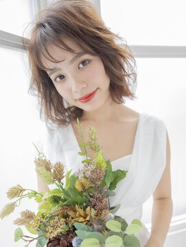 ショコラ アベノ(Chocolat ABENO) #ショコラベージュ#ボブフル#ミディアムレイヤー