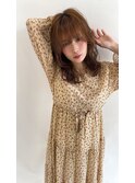 tuuli☆20代30代40代ベビーバングショコラベージュワンカール