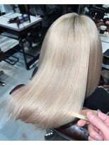 アディクト 東陽町西口(addict)&nbsp;ホワイトブリーチ毛でもできる髪質改善縮毛矯正ツヤ髪［東陽町］