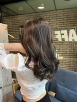 ラフ(LAFF)&nbsp;#黒髪#ボブルフ#ネビージュ#小顔#ワンレン