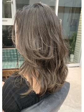 ブルック(BROOK) ハイレイヤーバレイヤージュセミロング　千歳烏山　BROOK