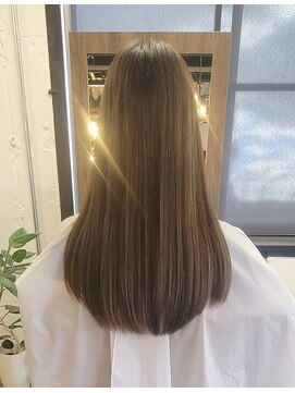 ベレッタ 松井山手店(veretta.) 艶ぷるぷるグレージュ♪   【増尾 久美】