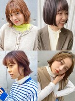 ネオリーブカップ 町田店(Neolive capu)&nbsp;ボブスタイル【町田/ぷつっとボブ/切りっぱなしボブ/外ハネボブ