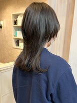 キャアリー(Caary) 福山市美容室Caary 人気　夏ヘアロングウルフスタイル