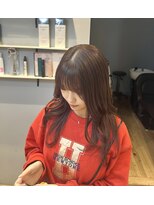 ベルベットヘア 千早店(Velvet hair) pink brown 【Shion】