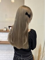 コトナ ヘア アンド リラックス 竹ノ塚(kotona)&nbsp;ハイトーンカラー：ブリーチ２回