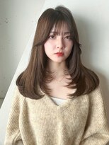 アルバム 新宿(ALBUM SHINJUKU)&nbsp;前髪グレーベージュニュアンスカラーレイヤーロング_9767