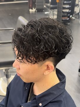 メンズサロンドットリアン(dot. lien) 無造作スパイラルパーマ刈り上げマッシュメンズパーマ