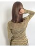 ORGANIC HAIR COLORヴィラロドラ+カット+ハホニコTR　￥14300～