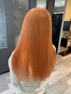 リオリス ヘア サロン(Rioris hair salon) 透明感オレンジカラー