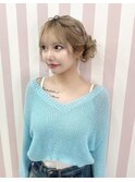 ガーリースタイル/心斎橋/ヘアメ/セットサロン