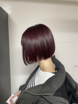 トクテ 吉祥寺(tokute) グレージュカラー/ボブウルフ/黒髪/ココアベージュ