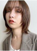 外はねスタイル/大人可愛い/ミルクティーベージュ