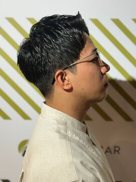 バーバーバー 四谷(BARBER-BAR) ビジネス爽やかアップバングスタイル