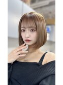 韓国ヘア　2wayバング  レイヤーカット くびれヘア  顔周り