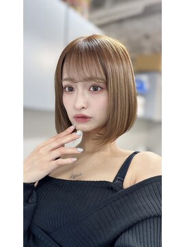 アマトウキョウ アユンチェ(AMA TOKYO×AYUNCHE) 韓国ヘア　2wayバング  レイヤーカット くびれヘア  顔周り