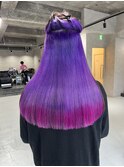 パープルピンクインナーグラデーションカラー