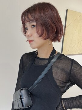 ユー セント(yew scent) パーマ×チェリーレッド