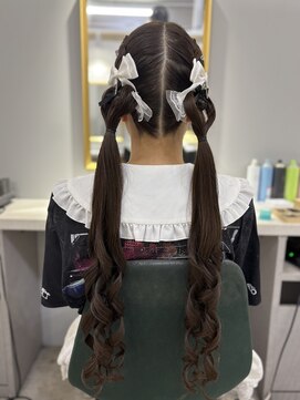 ヘアアレンジメント ボガスティーズ 川崎店(Hair arrangement Vogusty's) 編み込みツインテール