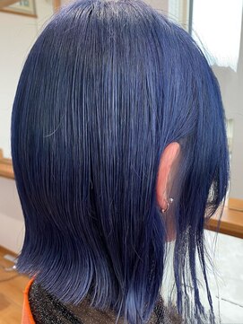 シダー ネイビーブルータッセルボブ