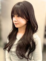 ジエクトカナウ 梅田&nbsp;【顔周り似合わせカット】姫カットレイヤー/暗めカラー