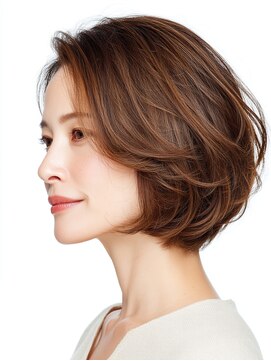 ビフィーノ リルネ(Bifino Rilune) クラゲヘアー/小顔/ココアベージュ/オリーブグレー/川西