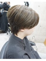 ヘアテリア リュウ 大塚(hair teria ryu) センターパートマッシュウルフ/オリーブブラウン