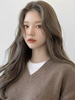 エーヴ&nbsp;シアーベージュ×ゆる巻きロング 韓国風