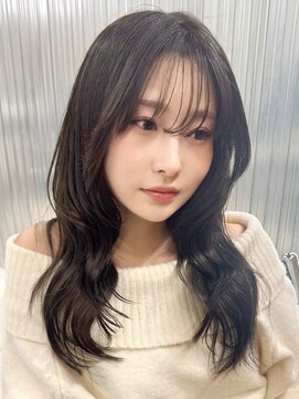 アールイー(Re:) ハッシュカット　×   透け感グレージュ