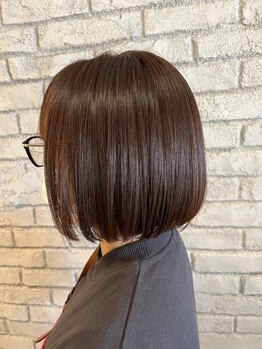 フーコー 朝日ヶ丘店(fuhcoh)の写真/〈小倉〉初のグレイカラー（白髪染め）はお任せ！根元～毛先までしっかり染まる上品艶カラー♪リタッチも◎