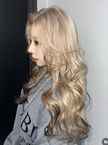 ギミックパシャ(GIMMICK pasha)&nbsp;ホワイトミルクティー×裾カラー