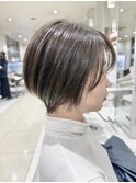 大人丸みショートボブ