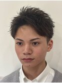 MEN’S/リバースセンターパート/ニュアンスパーマ/大宮
