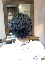 美容室 フィックス&nbsp;ミディアムツイストスパイラルパーマ【メンズ】