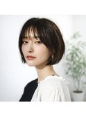 栄 髪質改善 美髪 艶髪 大人ショートボブ