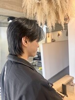 メロウ(mellow)&nbsp;襟足スラっと長め★メンズミディアムウルフ