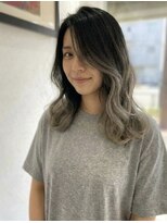 アッシュ 川崎店(Ash)&nbsp;グラデーションカラー　グレージュ　ブリーチあり