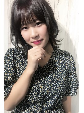 フィール ヘアー(feel hair) くせ毛さん必見！フェミニンなベビーウルフ