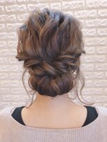 ピリカヘアデザイン(pirica hair design)&nbsp;ギブソンタック×可愛いロープ編み☆