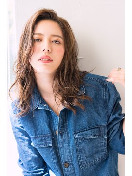 アッシュ 祐天寺店(Ash) 外国人風かきあげセミロング