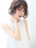 カモン(CAMON)&nbsp;【CAMON.】無造作カールショート×ベージュカラー