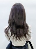 アッシュベージュ_イヤリングカラーラベンダーカラー_ba320191