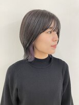 エンドリンク(endlink) 切りっぱなしボブ×インナーカラー