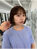 丸ボブが可愛いショートヘア♪