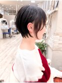 【スタイリングが苦手な方におススメ】黒髪ショートボブ