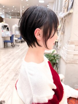 ヴィサージュタイム(VISAGE thyme) 【スタイリングが苦手な方におススメ】黒髪ショートボブ