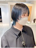 ★ウルフカットに良く似合うインナーカラー