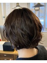 アミュレット バイ サファリ 西荻窪(AMULETTE BY SAFARI)&nbsp;《お客様スタイル15》ボブ×動きパーマ