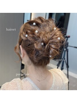 ハルキミナト ジャパン ヨコハマ(HARUKI MINATO japan YOKOHAMA) フルアップ/アップヘア/結婚式アレンジ/お呼ばれヘア